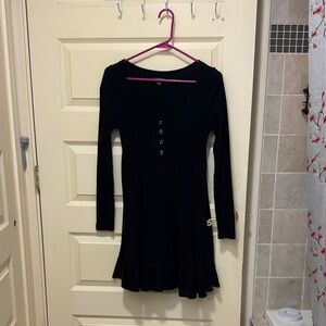 Wild Fable Textured Black Top